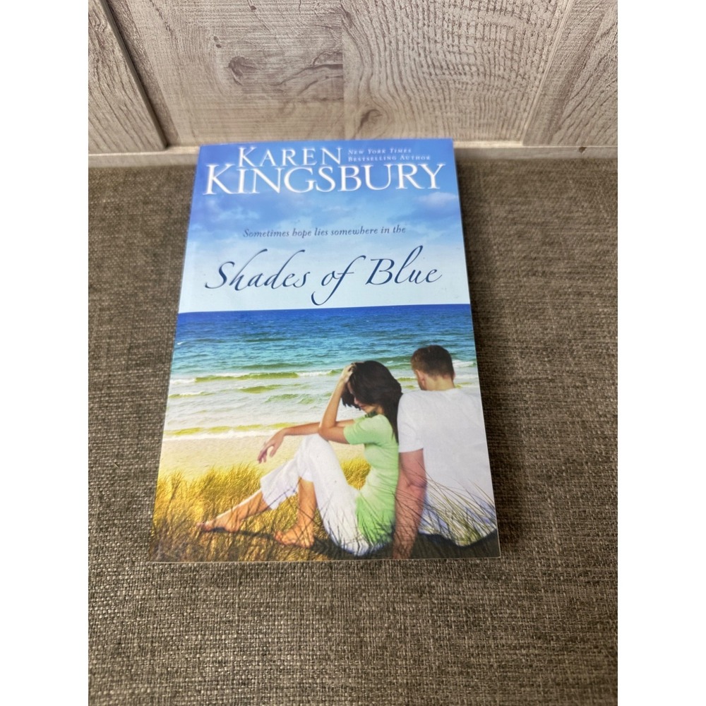 Shades of Blue Paperback by Karen Kingsbury - Blue/Green Cover